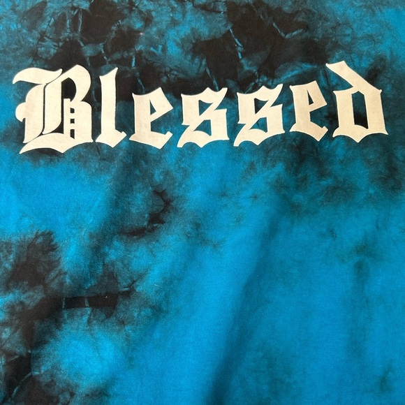 NWOT Fashion Nova Blessed Tie Dye Tunic Top - Picture 6 of 6